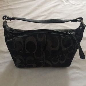 Small couch Black/gray purse